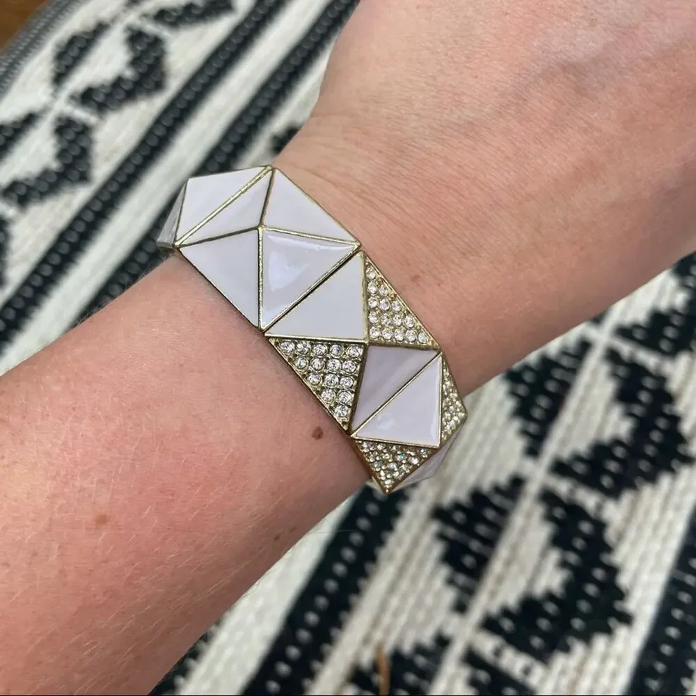 BNWT! CHARMING CHARLIE Lilac Rhinestone Bracelet - Picture 3 of 6